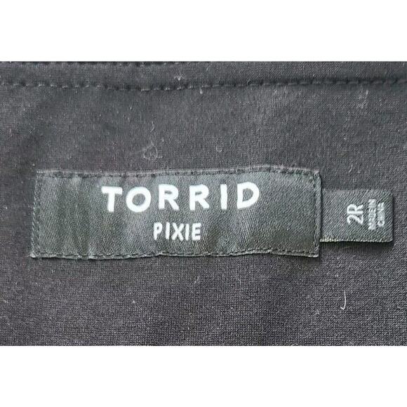 Torrid Pixie Size 2X Leggings Ankle Skinny Pants Black Snakeskin Print - Picture 7 of 11